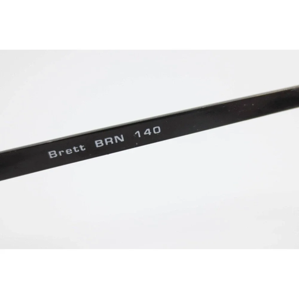 Van Heusen Brett BRN Eyeglasses Rectangular Metal Frame Brown 54-19-140 Eyewear